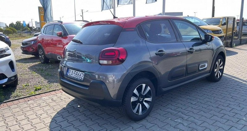 Citroen C3 cena 64900 przebieg: 20000, rok produkcji 2022 z Czchów małe 37